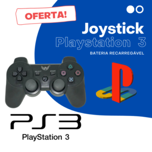 JOYSTICK CONTROLE PLAYSTATION 3 S/ FIO