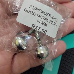 2 unidade sinos guizo metal (sinalisador)